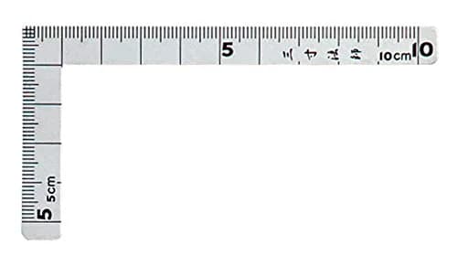 Shinwa Sokutei Curb Scale, Small, 10cm (3.9") Stainless Steel Ruler | Precision Measuring Tool thumbnail 3