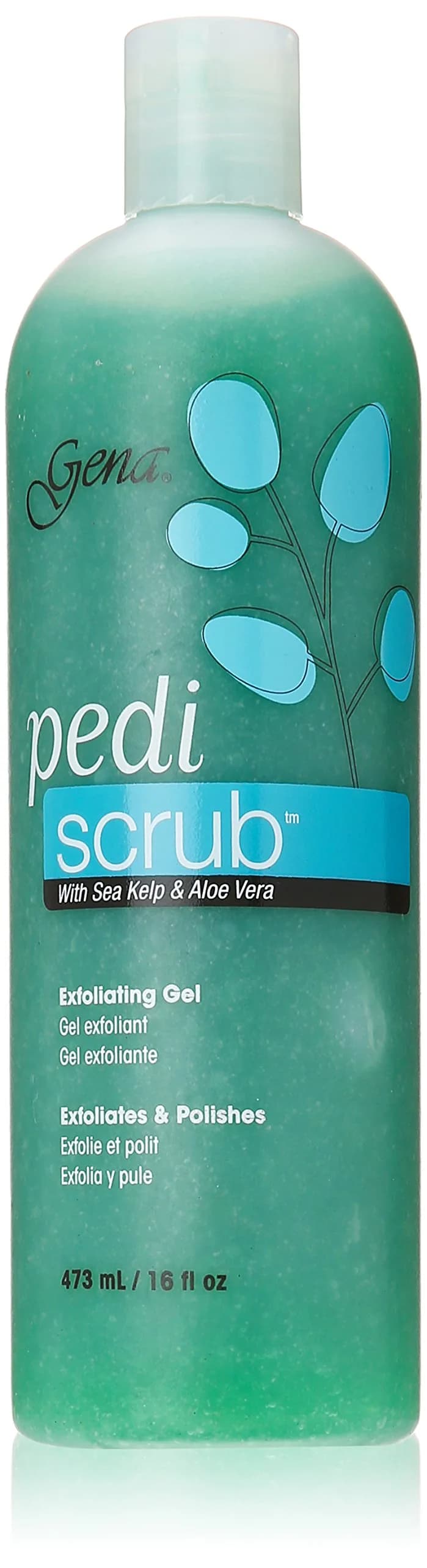 Gena Pedi Scrub Gel 16 Fl Oz | Deep Exfoliating Foot & Hand Care - main product image