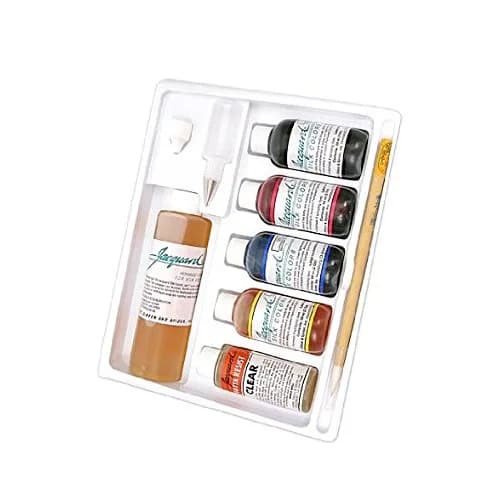 Jacquard Silk Color Kit Dyes and Instructions | Complete Fabric Dye Set for Silk & Cotton (60ml bottles, 4 colors) thumbnail 1