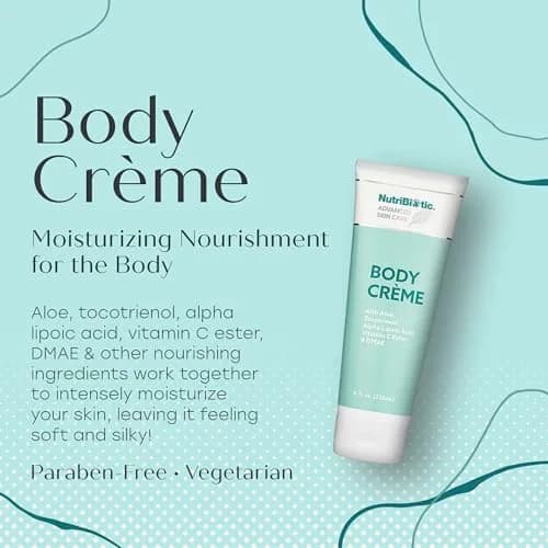NutriBiotic Advanced Skin Care Body Crème 8 Fl Oz | Nourishing for Soft & Silky Skin, Vegetarian & Paraben-Free thumbnail 3