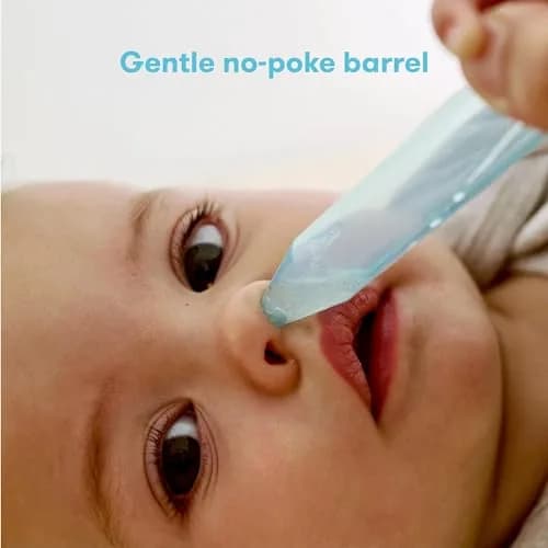 Frida Baby NoseFrida SnotSucker Nasal Aspirator for Baby, Blue, 1 Unit (4 Filters Included) | Doctor-Invented for Gentle Baby Nasal Suction thumbnail 5