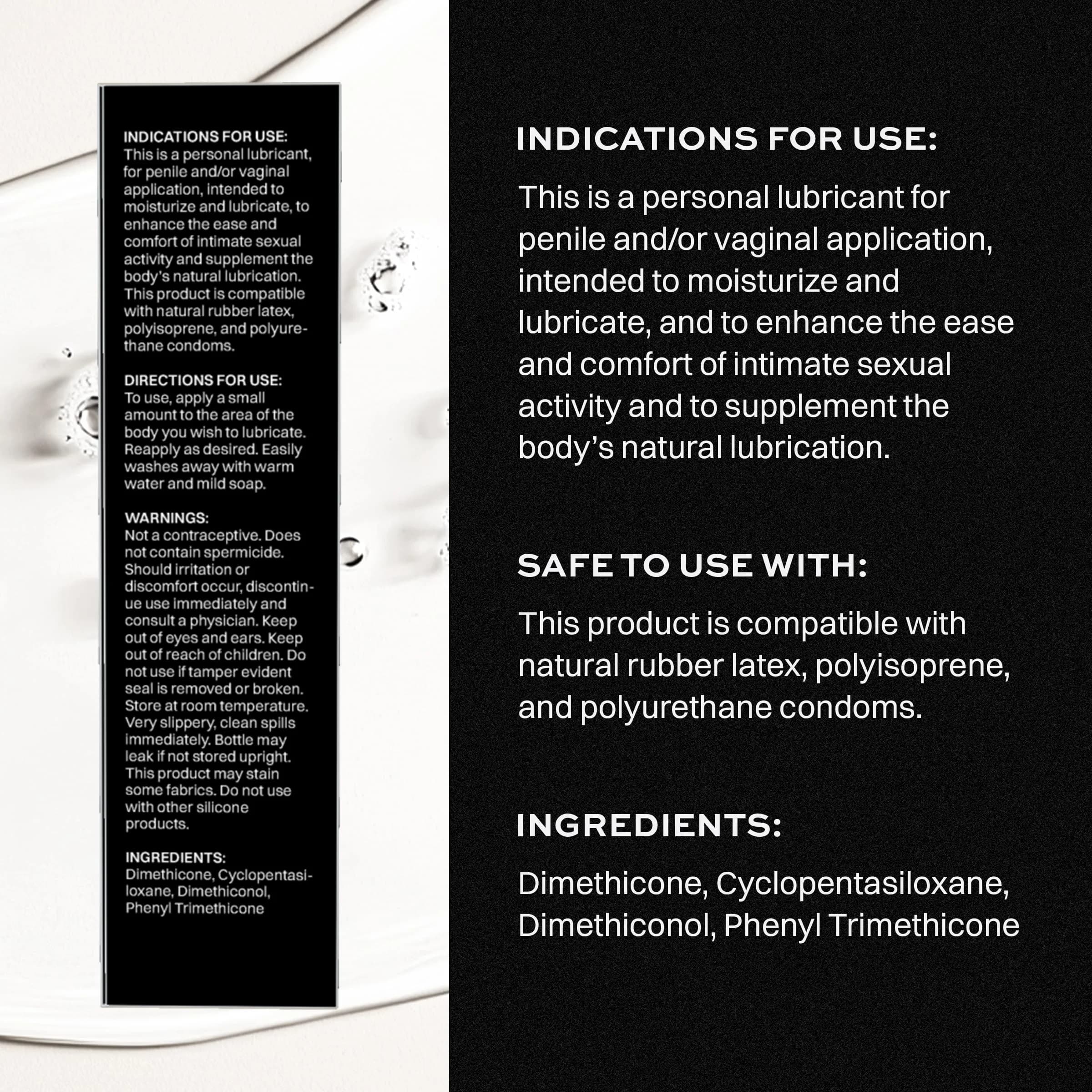 Wet Platinum Silicone-Based Personal Lubricant 485ml (16 fl oz) | Hypoallergenic, Long-Lasting Glide - view 2