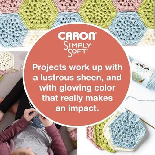 Caron Simply Soft Yarn Sage | Versatile Medium Gauge 6 oz | Machine Wash & Dry thumbnail 5