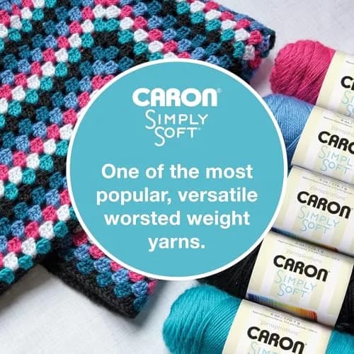 Caron Simply Soft Yarn Sage | Versatile Medium Gauge 6 oz | Machine Wash & Dry thumbnail 3