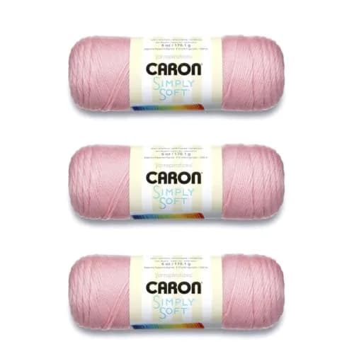 Caron Simply Soft Solids Yarn 6 oz Pink | Unmatched Softness & Easy Care thumbnail 1