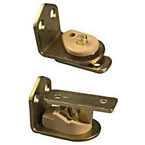 National Hardware DPV130 Swing N Stay Cafe Door Hinge in Brass | Quiet, Adjustable, Removable thumbnail 1