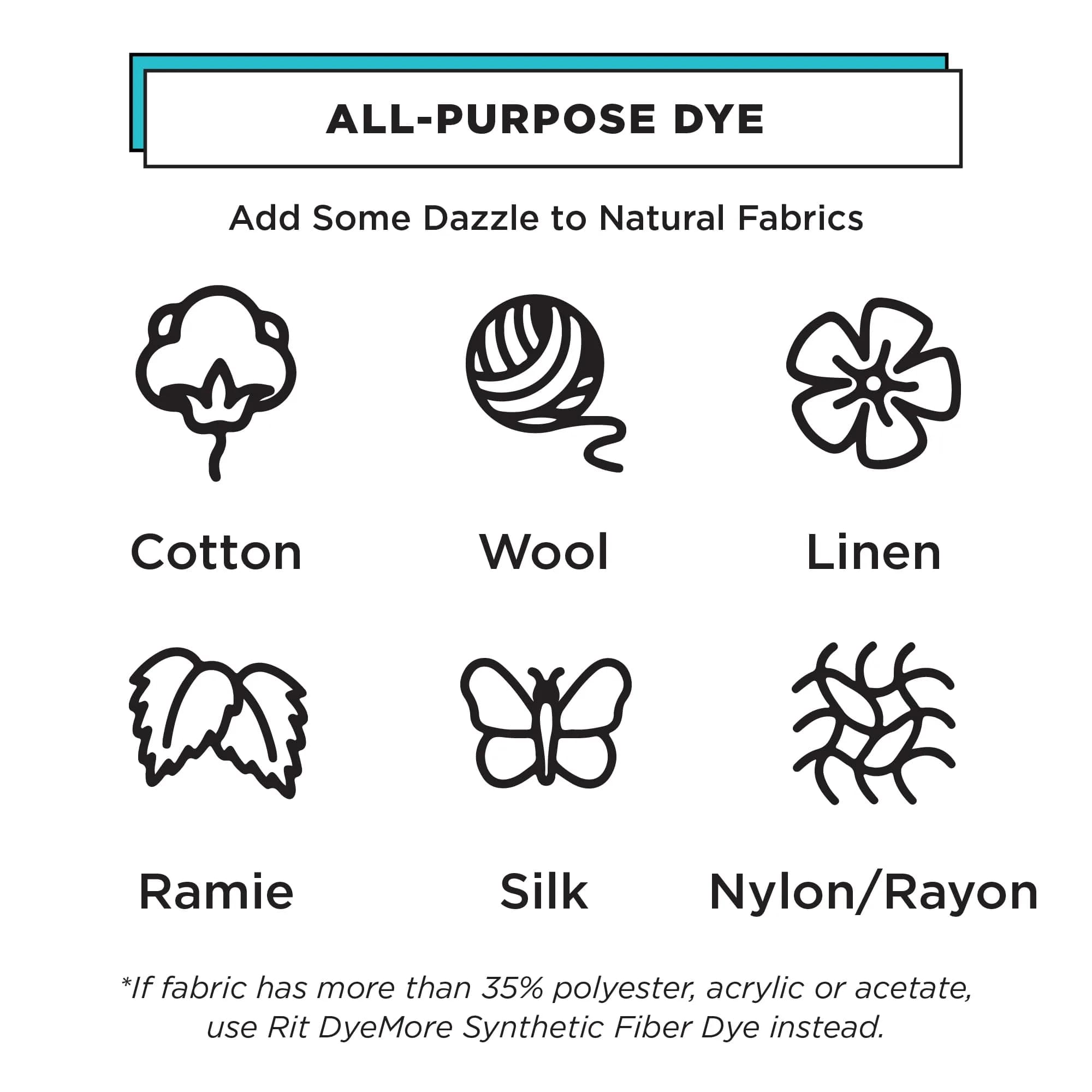Rit All-Purpose Liquid Dye, Denim Blue 236ml (8 Fl Oz) | Vibrant Color for Natural Fabrics - view 2