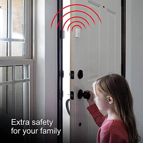 UltraPro Wireless Window and Door Alarm, 2 Pack, 120dB Siren & Chime | White thumbnail 5