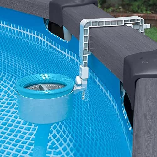 Intex Deluxe Wall Mount Pool Surface Automatic Skimmer 8.25 in L x 9.5 in W x 13 in H | Keeps Pool Clean Automatically thumbnail 8