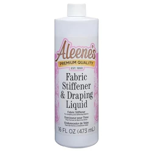 Aleene's Fabric Stiffener and Draping Liquid 473ml (16 Fl Oz) | Nontoxic, Quick Drying Formula for Shaping Fabrics thumbnail 1
