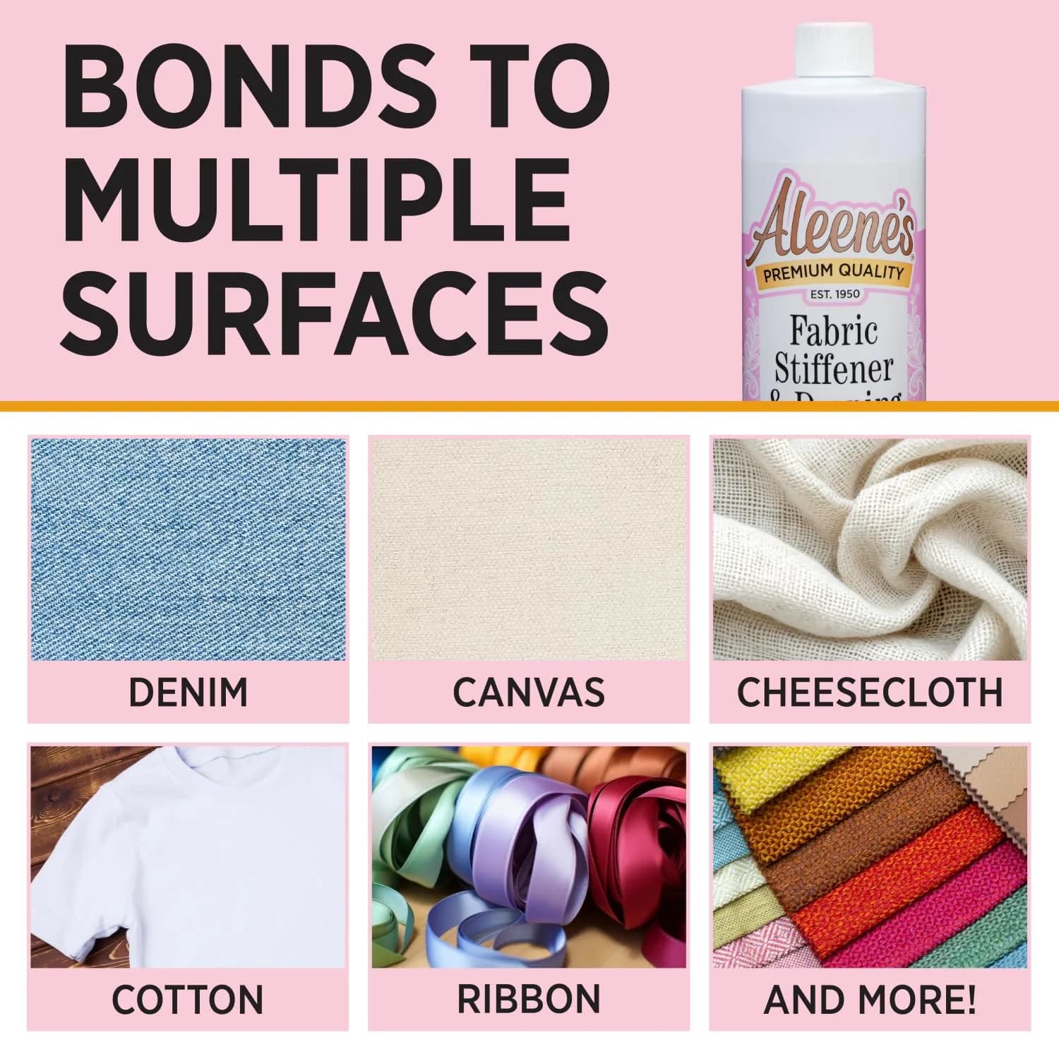 Aleene's Fabric Stiffener and Draping Liquid 473ml (16 Fl Oz) | Nontoxic, Quick Drying Formula for Shaping Fabrics - view 4