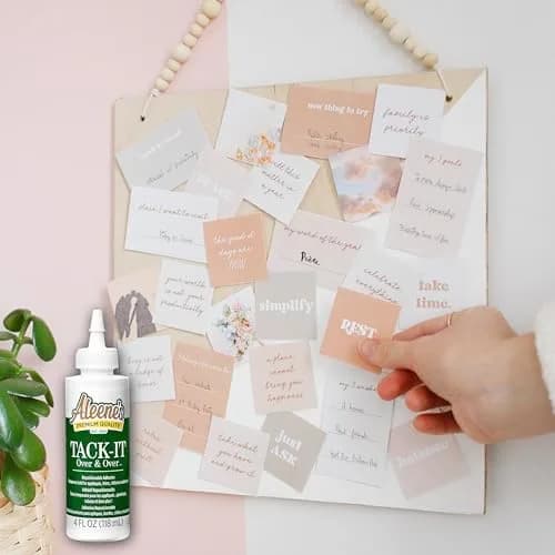 Aleene's Tack-It Over & Over Liquid Glue 118ml (4 fl oz) | Repositionable Adhesive for Crafts thumbnail 5