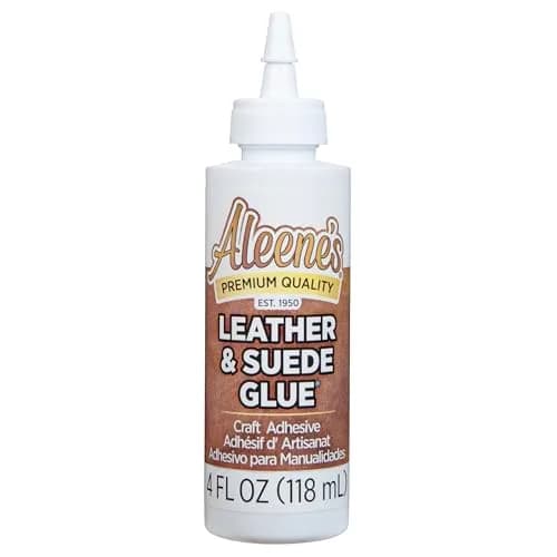 Aleene's Leather & Suede Glue 118ml (4 fl oz) | Fast-Tacking Adhesive for Crafts & Light Repairs thumbnail 1