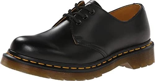 Dr. Martens Women's 1461 3-Eye Leather Oxford Shoe 6 M US | Classic Black Smooth Leather thumbnail 5