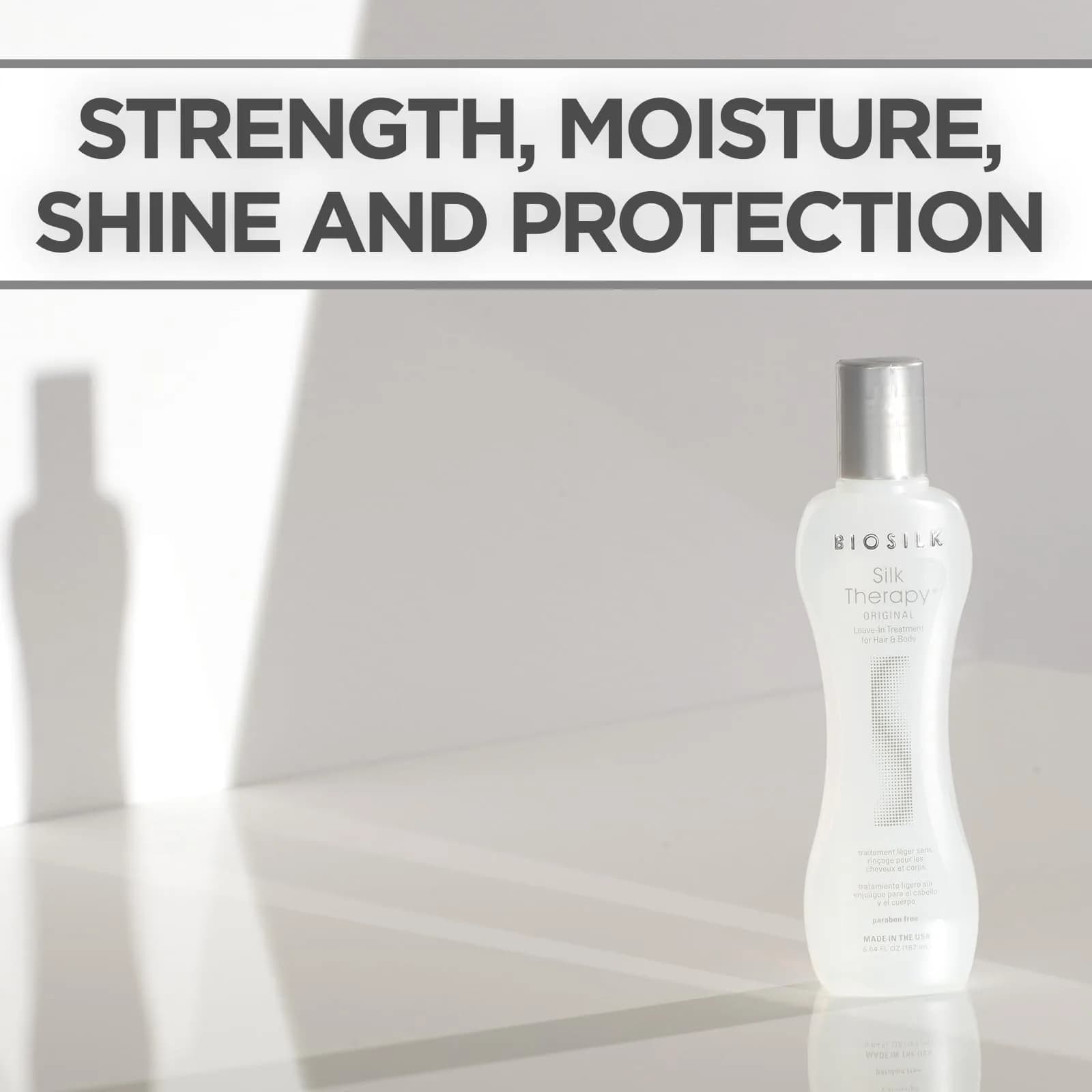 BioSilk Silk Therapy Original Leave-In Conditioner 167 ml (5.64 Fl Oz) | Repairs Split Ends & Adds Shine - view 4