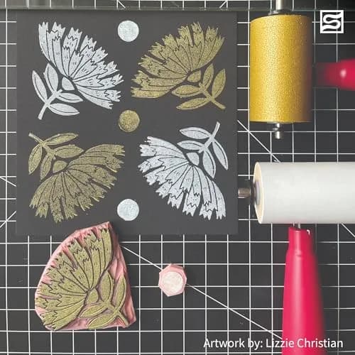 Speedball Black Water-Soluble Block Printing Ink 75ml (2.5 fl oz) | Professional Grade for Lino & Wood Blocks thumbnail 7