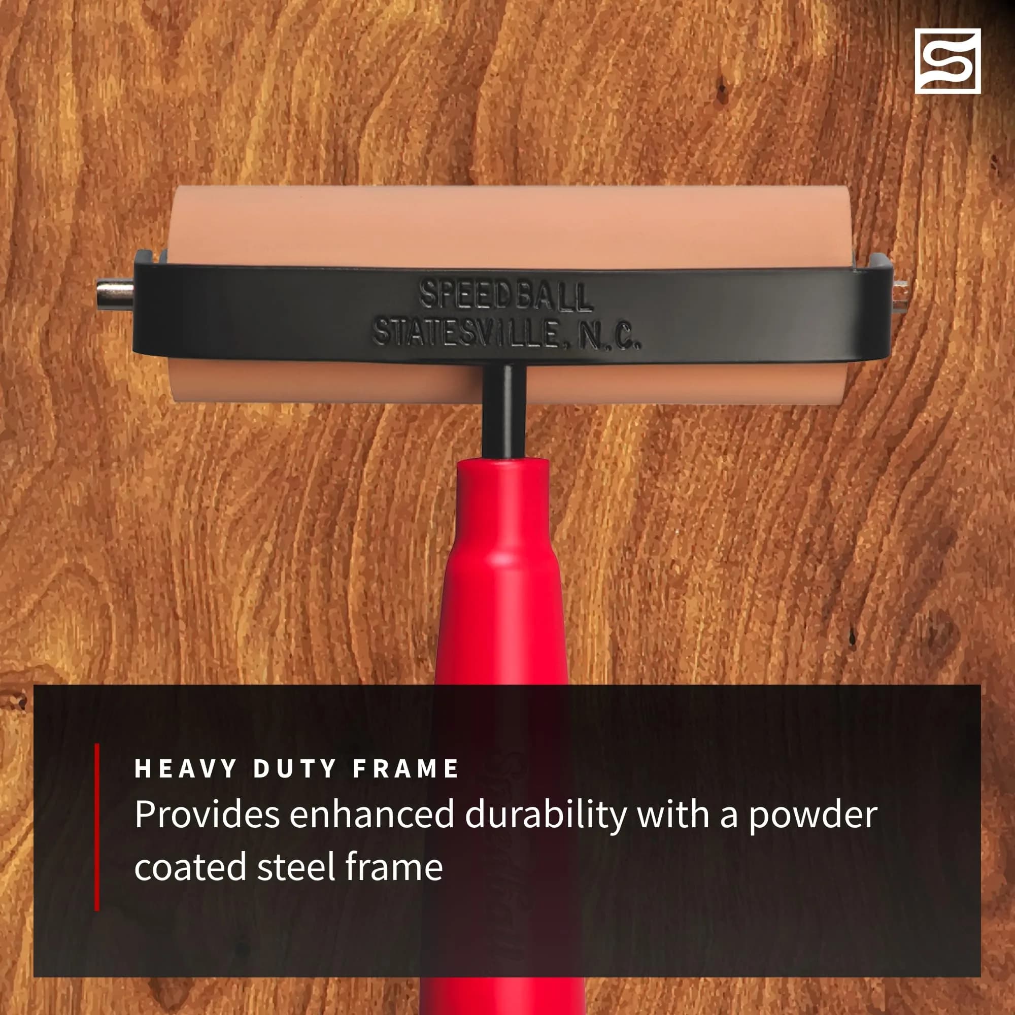 Speedball Deluxe Soft Rubber Brayer 6 Inches (15.24 cm) | Even Ink Distribution for Relief Printing - view 6
