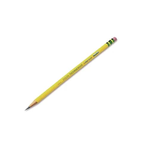 Ticonderoga Wood-Cased Pencils #3 H Hard Yellow 12 Count | Professional Grade Writing Instrument thumbnail 1