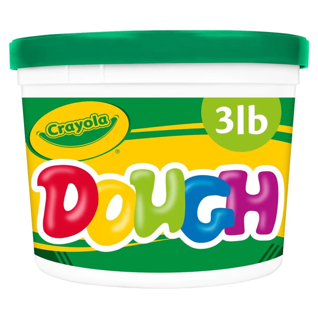 Crayola Modeling Dough Green 3lb | Soft, Reusable, Safe for Kids 3+