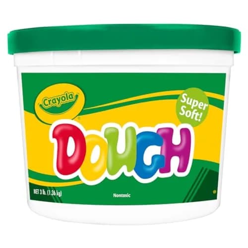 Crayola Modeling Dough Green 3lb | Soft, Reusable, Safe for Kids 3+ thumbnail 2