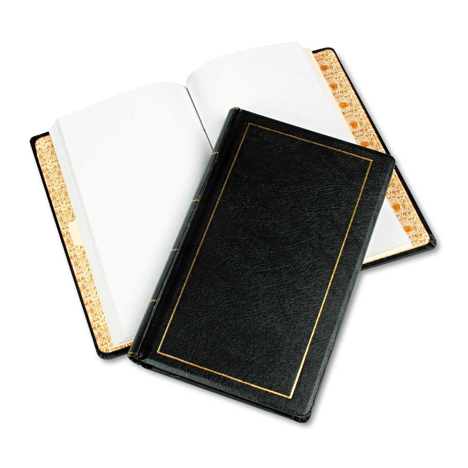 Wilson Jones Corporate Minute Book, Legal Size 8.5 x 14 Inches, 250 Pages, Black | Locking, Acid-Free Ledger Paper — Legal