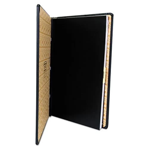 Wilson Jones Corporate Minute Book, Legal Size 8.5 x 14 Inches, 250 Pages, Black | Locking, Acid-Free Ledger Paper thumbnail 6