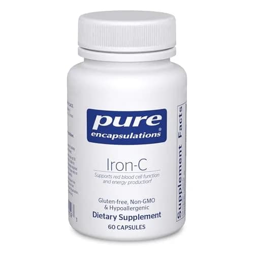 Pure Encapsulations Iron-C Capsules (60 Count) | Iron & Vitamin C for Red Blood Cell Support thumbnail 1