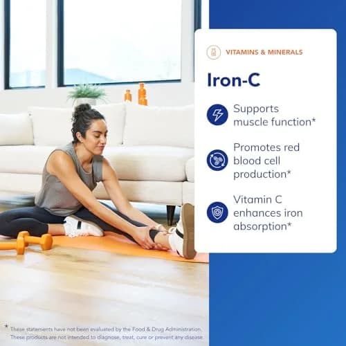 Pure Encapsulations Iron-C Capsules (60 Count) | Iron & Vitamin C for Red Blood Cell Support thumbnail 3