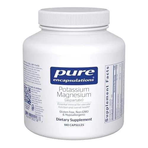 Pure Encapsulations Potassium Magnesium (Aspartate), 180 Capsules | Supports Heart, Nerve & Muscle Function thumbnail 1