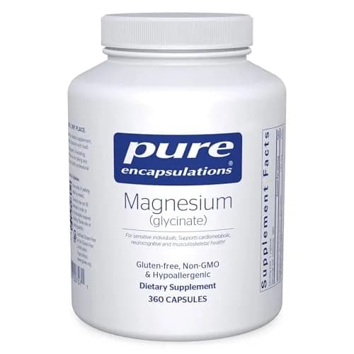 Pure Encapsulations Magnesium Glycinate 360 Capsules | Supports Sleep, Stress Relief & Muscle Function thumbnail 1