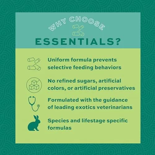 Oxbow Essentials Adult Rabbit Food with Timothy Hay | 4.54 kg (10 lb) thumbnail 4