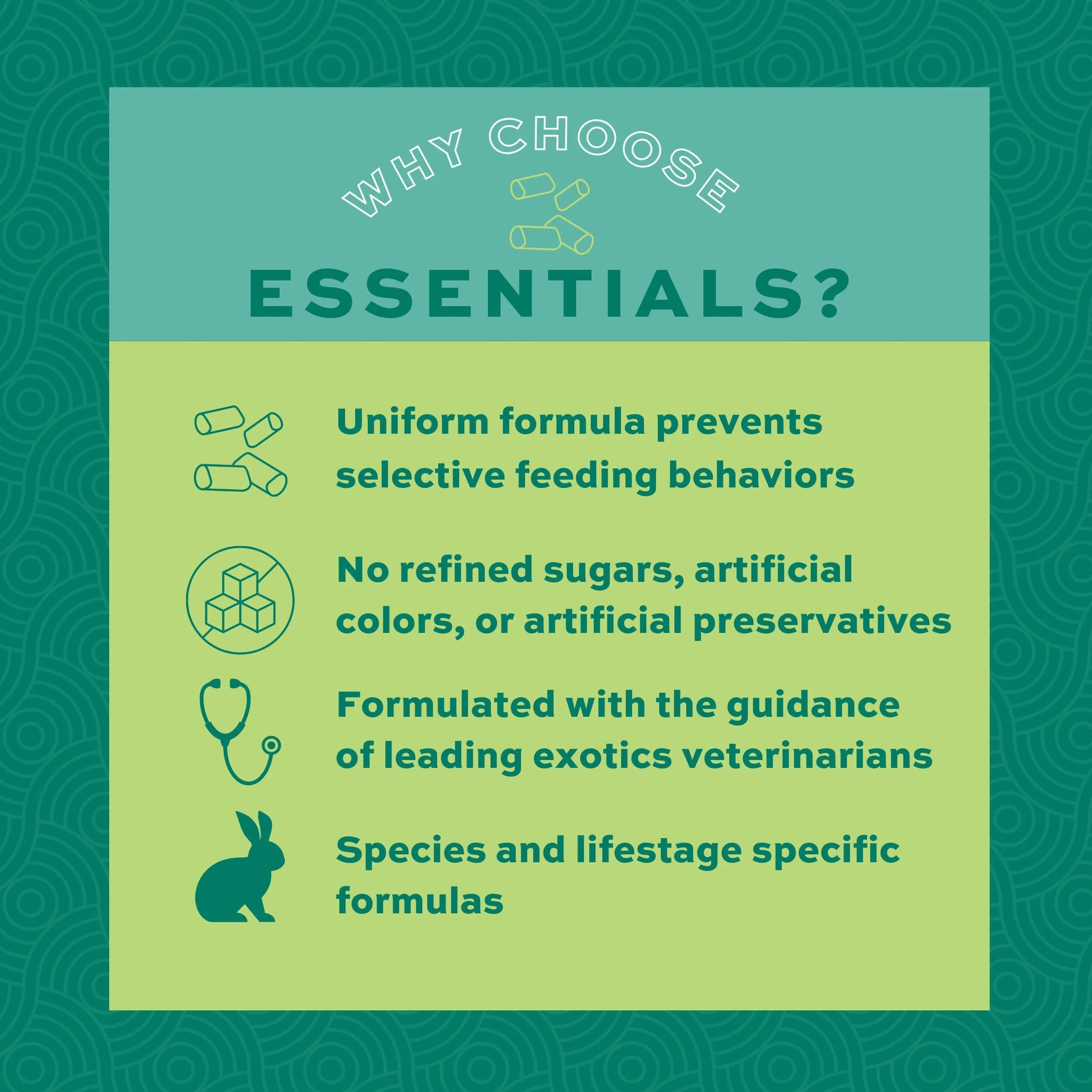 Oxbow Essentials Adult Rabbit Food with Timothy Hay | 4.54 kg (10 lb) - view 4