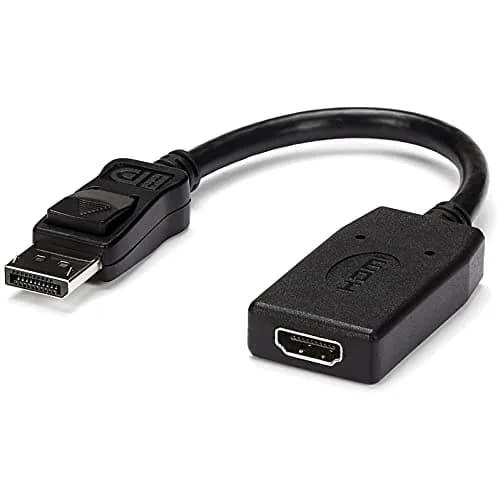 StarTech.com DisplayPort to HDMI Adapter DP2HDMI 13cm (5in) | VESA Certified Passive Converter for 1080p Video thumbnail 1