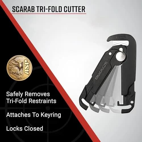 ASP Scarab Cutter for Tri-Fold Restraints | Safe, Lightweight Restraint Removal Tool thumbnail 2