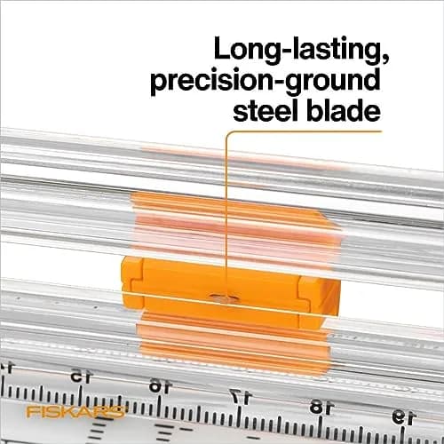 Fiskars TripleTrack Paper Cutter Replacement Blades, Style I, 2-Pack | Long-Lasting Steel Blades for Precise Cutting thumbnail 5