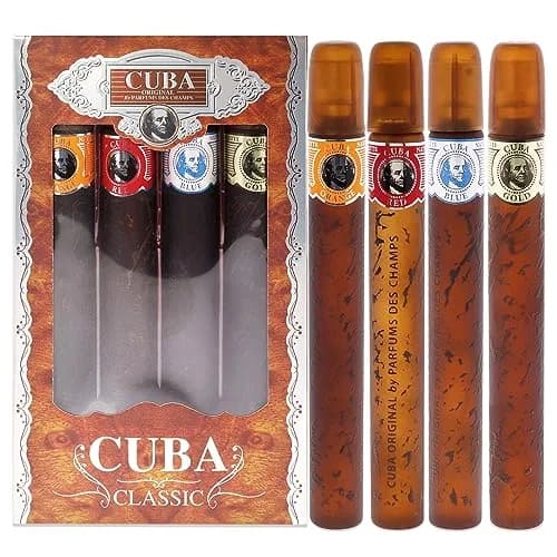 Cuba By Cuba for Men Gift Set Eau de Toilette Spray 140ml (4.68 Fl Oz) | Modern Masculine Fragrance — Woods, Jascmine and Bergmot