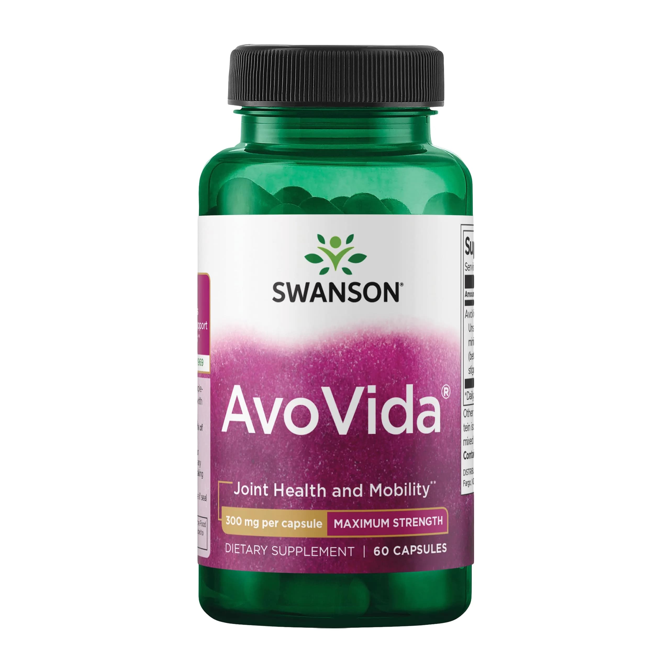 Swanson AvoVida Joint Health Supplement 300 mg 60 Capsules | Supports Joint Tissues, Cartilage, and Mobility - main product image