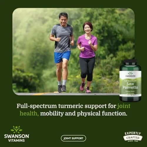 Swanson Full Spectrum Turmeric Curcumin Supplement, 240 Vegan Capsules | Supports Liver, Joints & Brain thumbnail 2