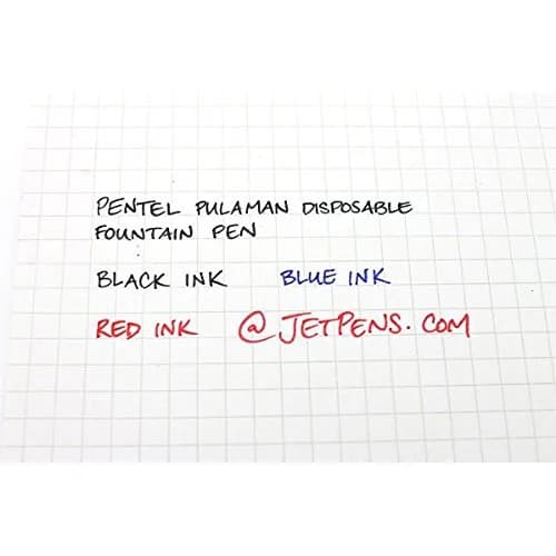 Pentel Pulaman MJ20 Disposable Pen with Plastic Nib, Red Ink, 1 Count (Pack of 1) | Smooth Ink Flow thumbnail 7