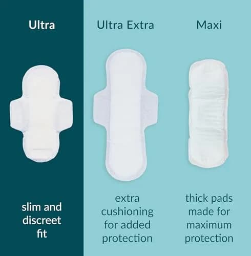 Natracare Slim Fitting Ultra Pads with Wings, Long, 10 Count (10 Count) | Certified Organic Cotton & Plastic-Free thumbnail 6