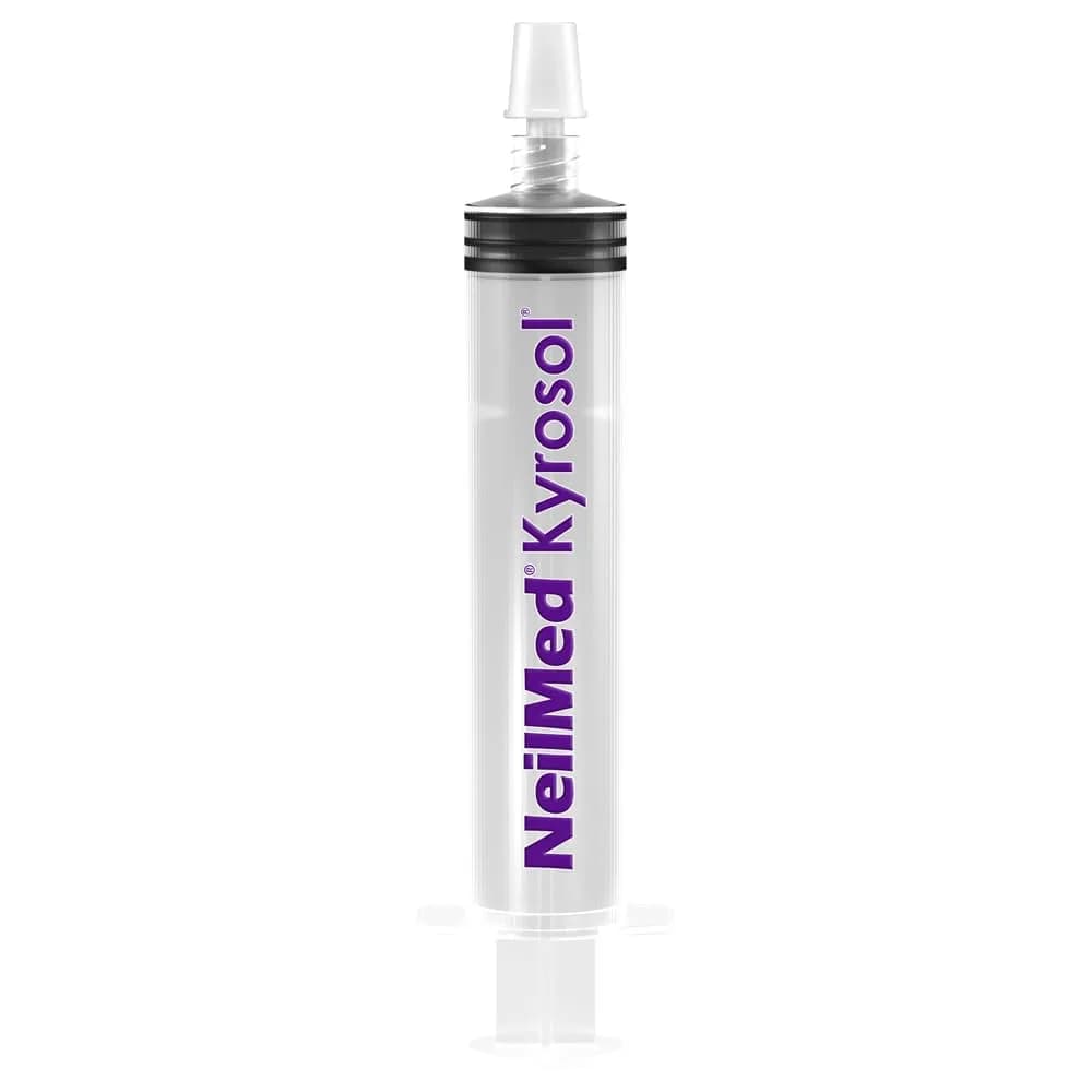 NeilMed Kyrosol All-Natural Earwax Removal Aid Syringe Kit | Fragrance-Free, Glycerin Drops 15ml (0.5 Fl Oz) - view 4