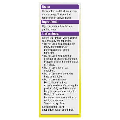 NeilMed Kyrosol All-Natural Earwax Removal Aid Syringe Kit | Fragrance-Free, Glycerin Drops 15ml (0.5 Fl Oz) thumbnail 6
