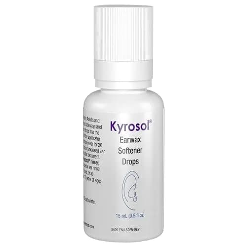 NeilMed Kyrosol All-Natural Earwax Removal Aid Syringe Kit | Fragrance-Free, Glycerin Drops 15ml (0.5 Fl Oz) thumbnail 3