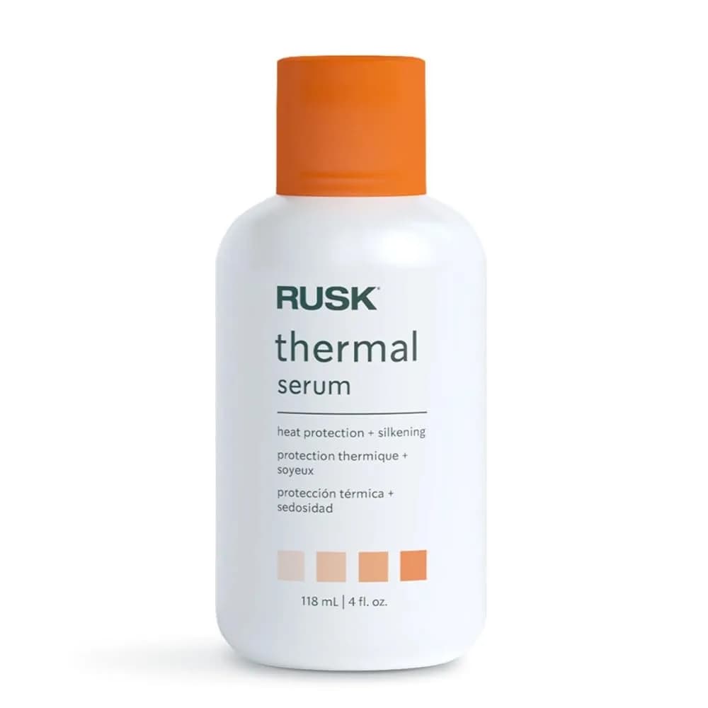 RUSK Designer Collection Thermal Serum with Argan Oil, 4.2 Oz | Heat Protection & Shine, Alcohol-Free