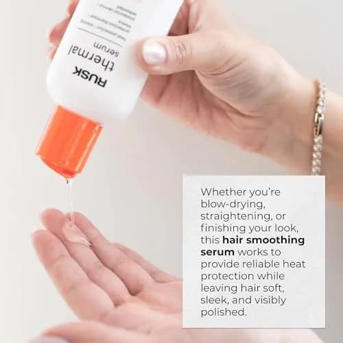 RUSK Designer Collection Thermal Serum with Argan Oil, 4.2 Oz | Heat Protection & Shine, Alcohol-Free thumbnail 6
