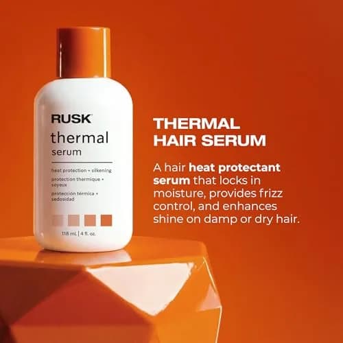RUSK Designer Collection Thermal Serum with Argan Oil, 4.2 Oz | Heat Protection & Shine, Alcohol-Free thumbnail 3