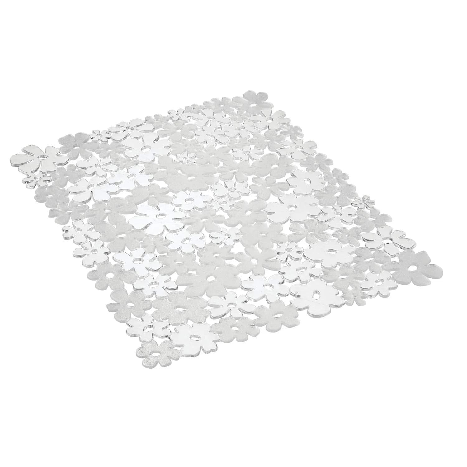 iDesign Blumz Floral Sink Protector Mat 40.6cm x 31.7cm (16" x 12.5") | Protects Sinks & Dishes from Scratches - main product image