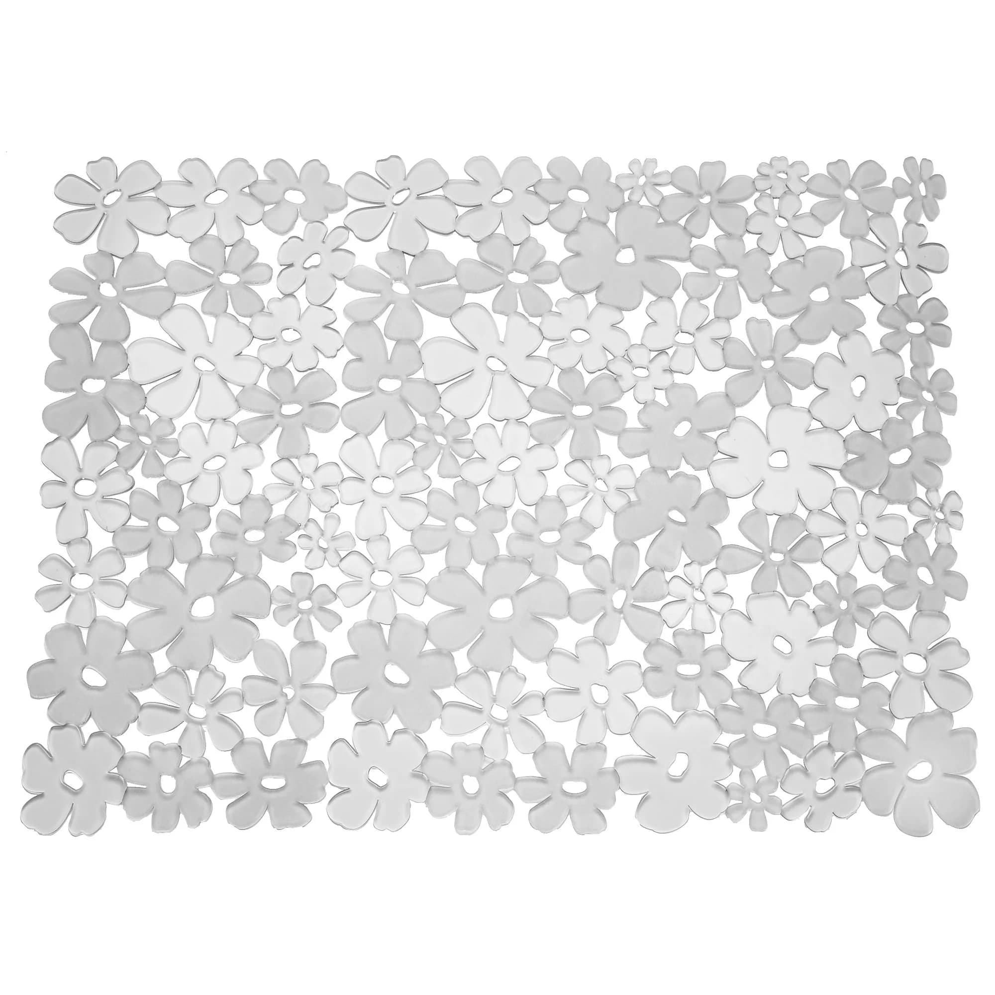 iDesign Blumz Floral Sink Protector Mat 40.6cm x 31.7cm (16" x 12.5") | Protects Sinks & Dishes from Scratches - view 6