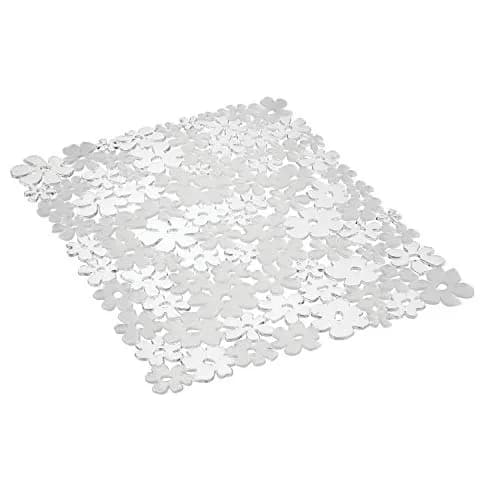 iDesign Blumz Floral Sink Protector Mat 40.6cm x 31.7cm (16" x 12.5") | Protects Sinks & Dishes from Scratches thumbnail 1