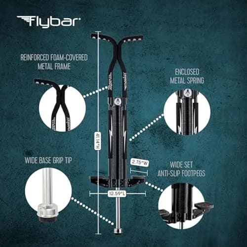 Flybar Master Pogo Stick for Kids Ages 9+, 80–160 lbs | ASTM-Tested for Active Play thumbnail 5
